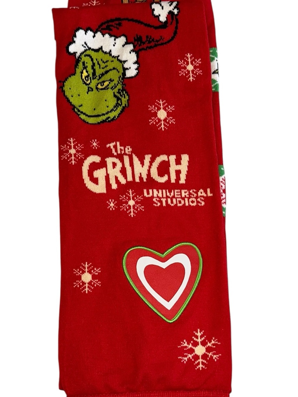 Universal The Grinch Red Holiday Scarf